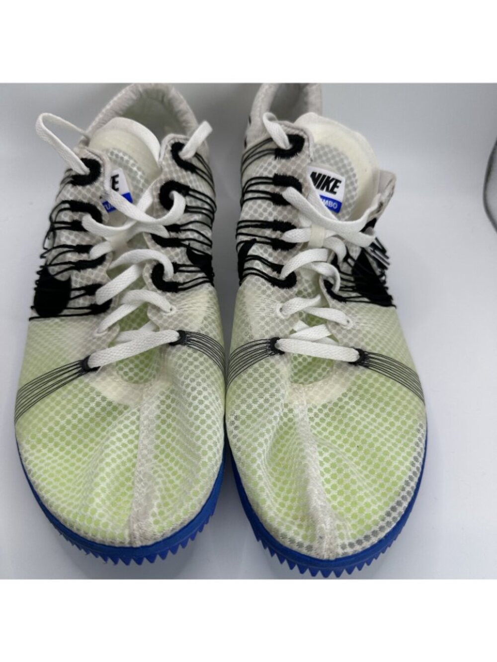 Nike Zoom Matumbo Racing Flywire Shoes Mens Size 12.5 White Blue Track Running - Picture 3 of 11